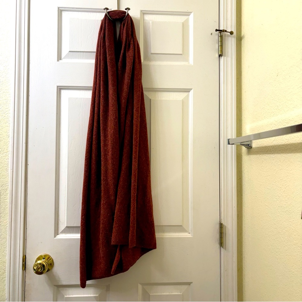 Super soft burnt orange women’s scarf